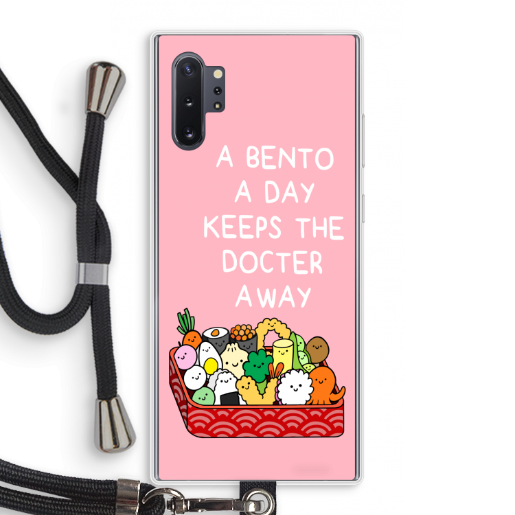 Bento a day: Samsung Galaxy Note 10 Plus Transparant Hoesje met koord
