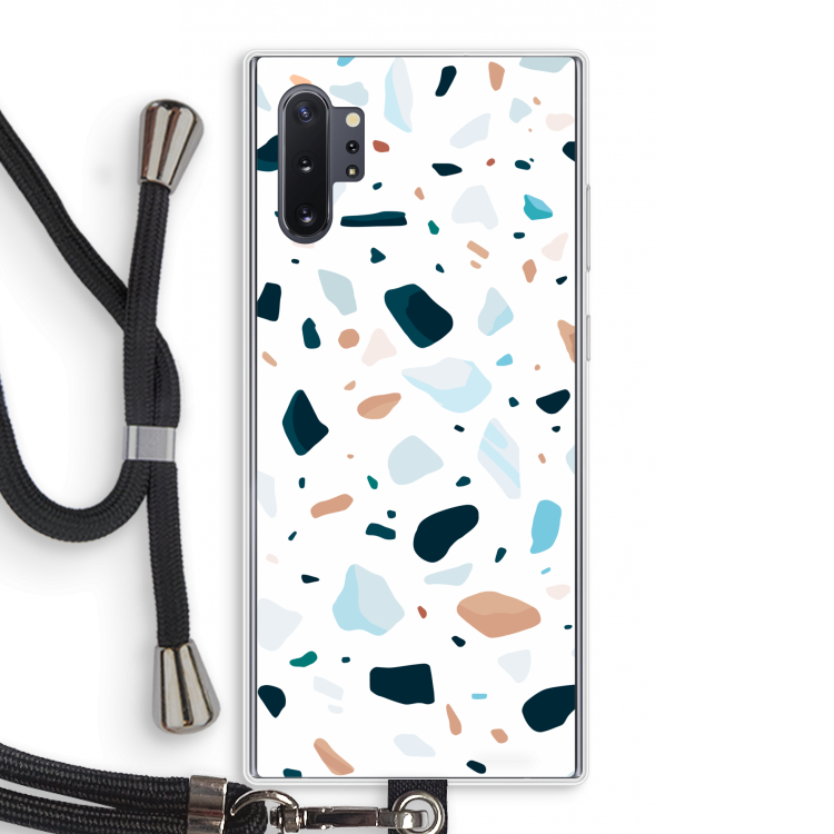 Terrazzo N°13: Samsung Galaxy Note 10 Plus Transparant Hoesje met koord
