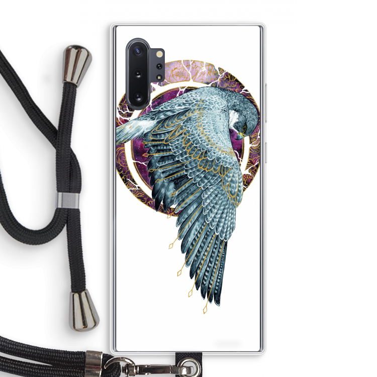 Golden Falcon: Samsung Galaxy Note 10 Plus Transparant Hoesje met koord
