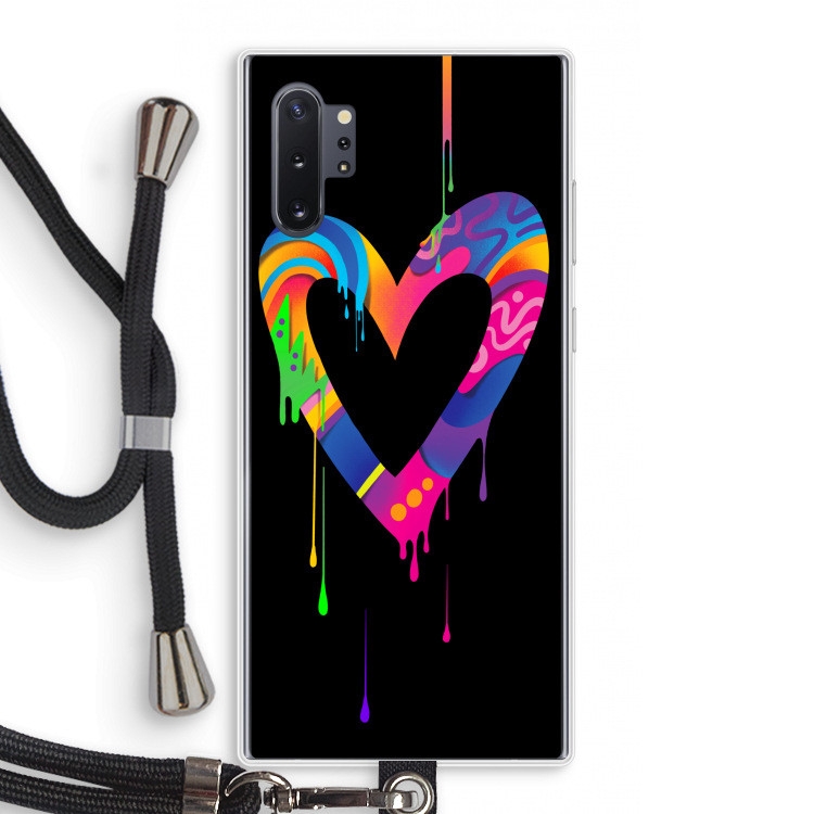 Melts My Heart: Samsung Galaxy Note 10 Plus Transparant Hoesje met koord