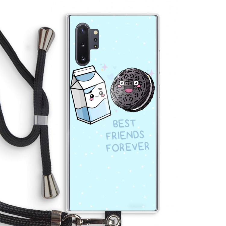 Best Friend Forever: Samsung Galaxy Note 10 Plus Transparant Hoesje met koord