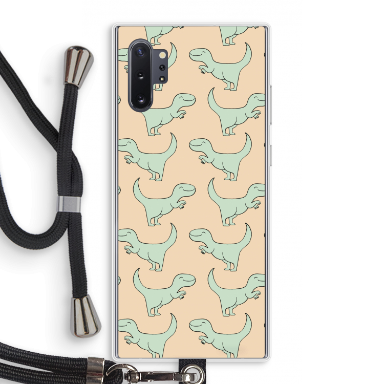 Dinos: Samsung Galaxy Note 10 Plus Transparant Hoesje met koord