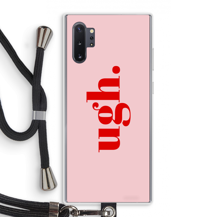 Ugh: Samsung Galaxy Note 10 Plus Transparant Hoesje met koord