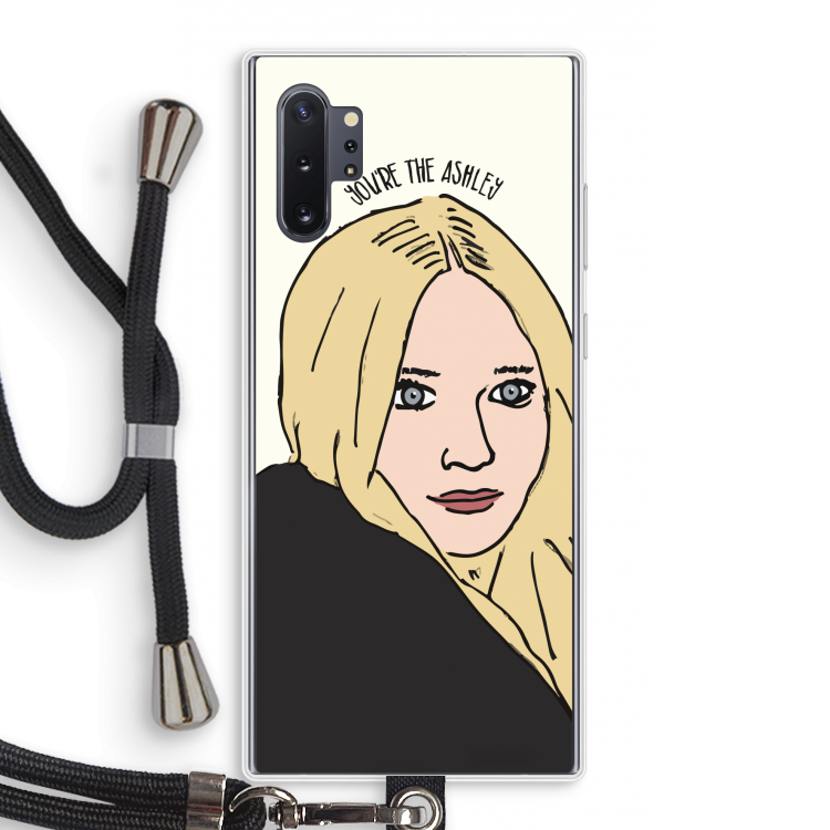 Ashley: Samsung Galaxy Note 10 Plus Transparant Hoesje met koord