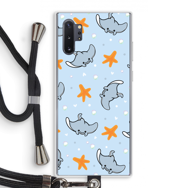 Manta: Samsung Galaxy Note 10 Plus Transparant Hoesje met koord