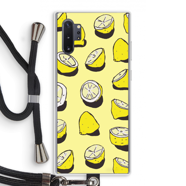When Life Gives You Lemons...: Samsung Galaxy Note 10 Plus Transparant Hoesje met koord