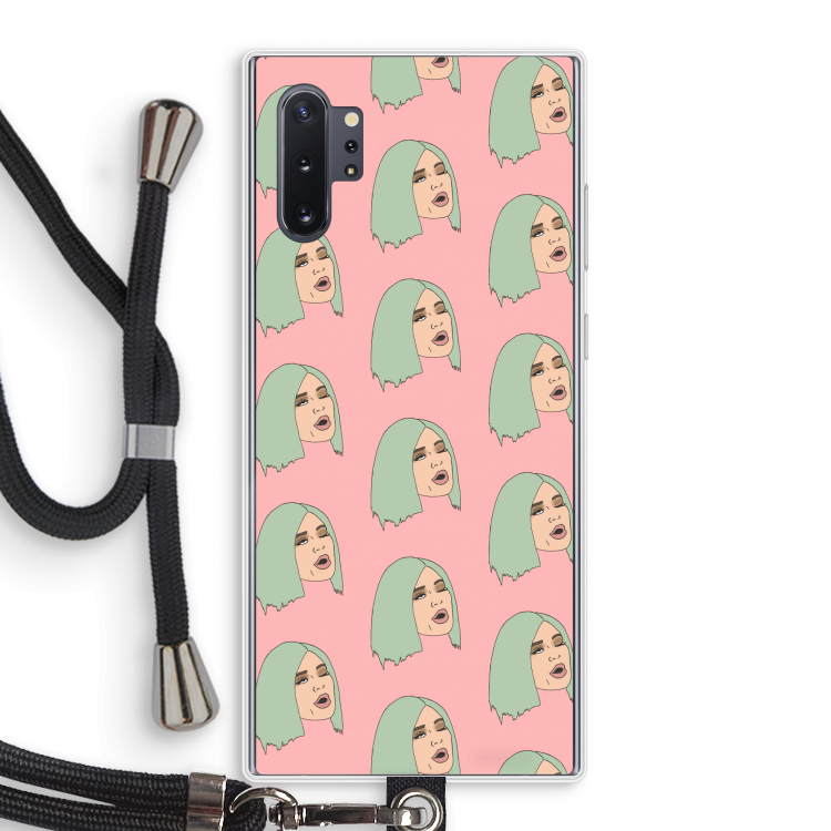 King Kylie: Samsung Galaxy Note 10 Plus Transparant Hoesje met koord