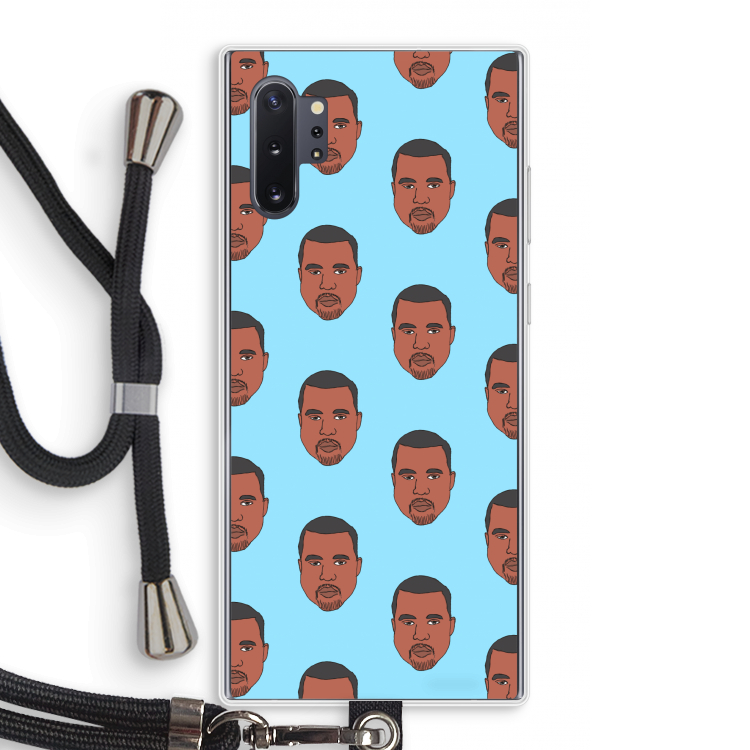 Kanye Call Me?: Samsung Galaxy Note 10 Plus Transparant Hoesje met koord
