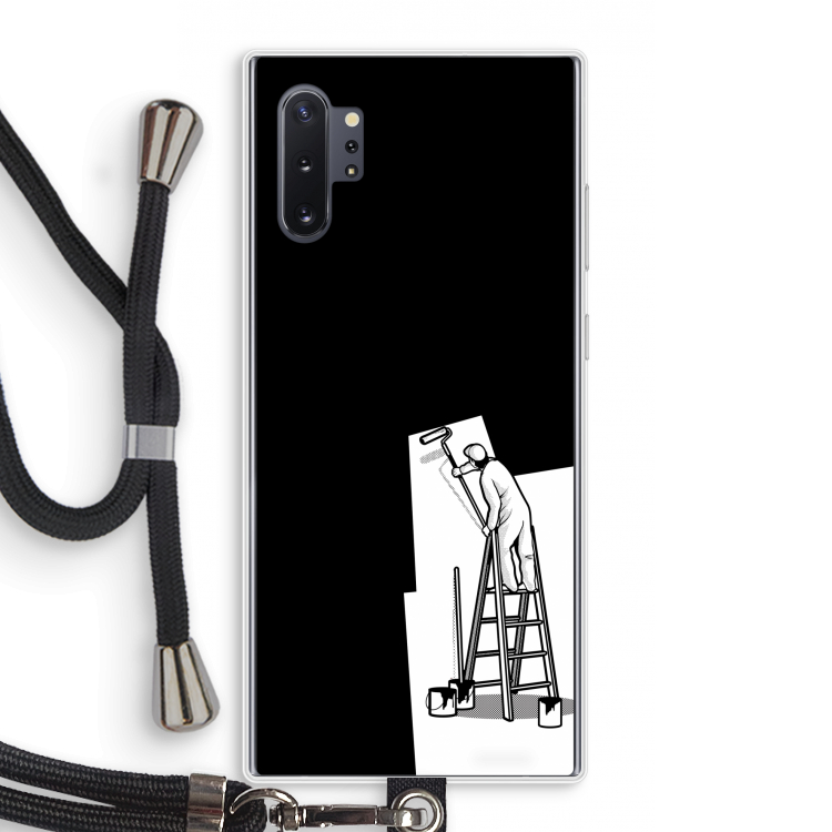 Musketon Painter: Samsung Galaxy Note 10 Plus Transparant Hoesje met koord