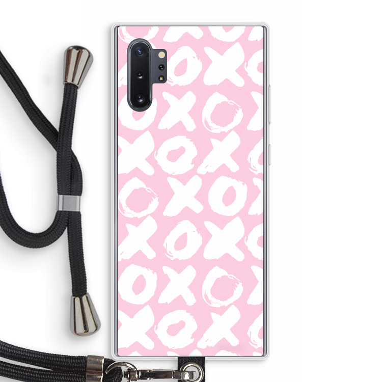 XOXO: Samsung Galaxy Note 10 Plus Transparant Hoesje met koord