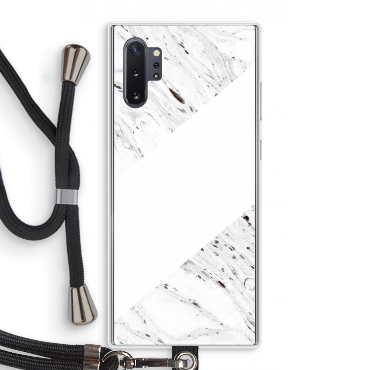 Biggest stripe: Samsung Galaxy Note 10 Plus Transparant Hoesje met koord