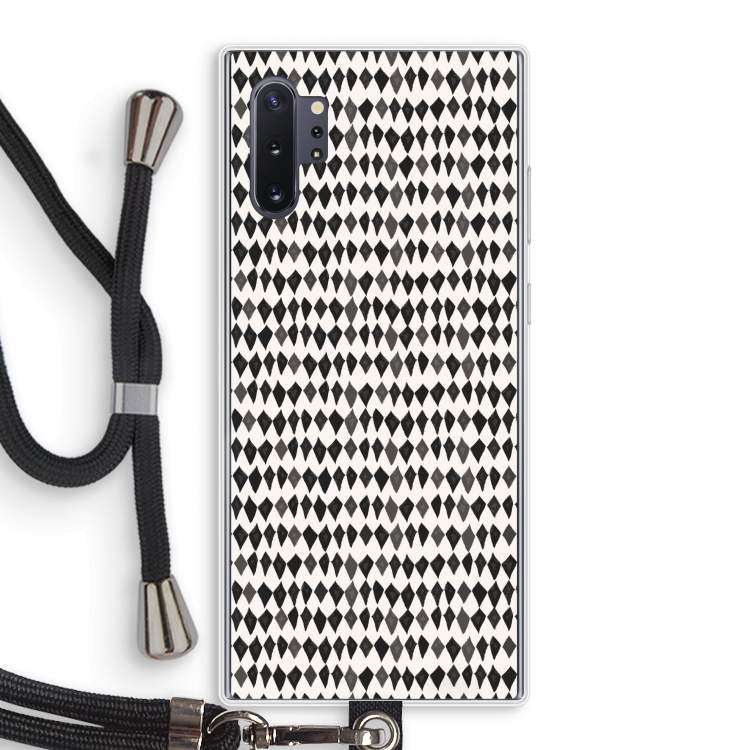 Crazy shapes: Samsung Galaxy Note 10 Plus Transparant Hoesje met koord