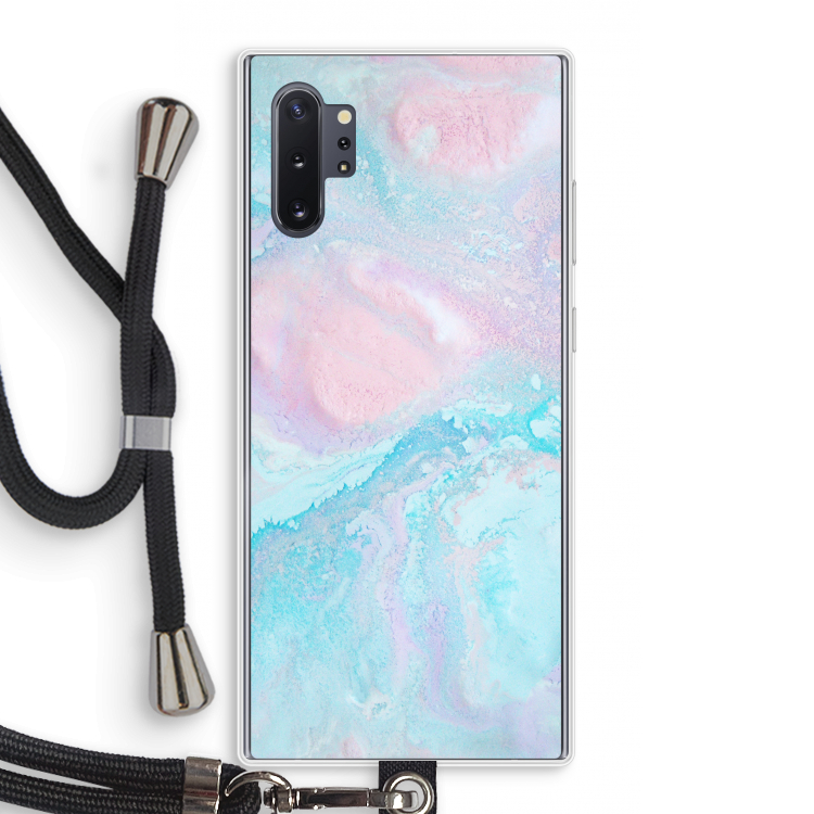 Fantasie pastel: Samsung Galaxy Note 10 Plus Transparant Hoesje met koord