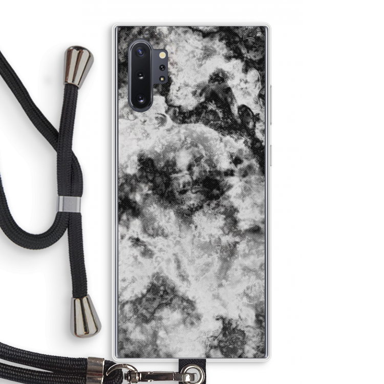 Onweer: Samsung Galaxy Note 10 Plus Transparant Hoesje met koord