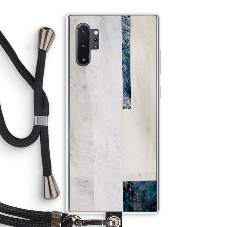 Meet you there: Samsung Galaxy Note 10 Plus Transparant Hoesje met koord