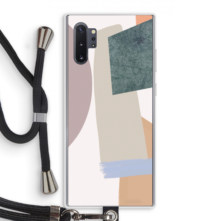 Lindo: Samsung Galaxy Note 10 Plus Transparant Hoesje met koord