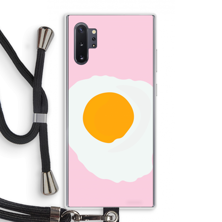 Sunny side up: Samsung Galaxy Note 10 Plus Transparant Hoesje met koord