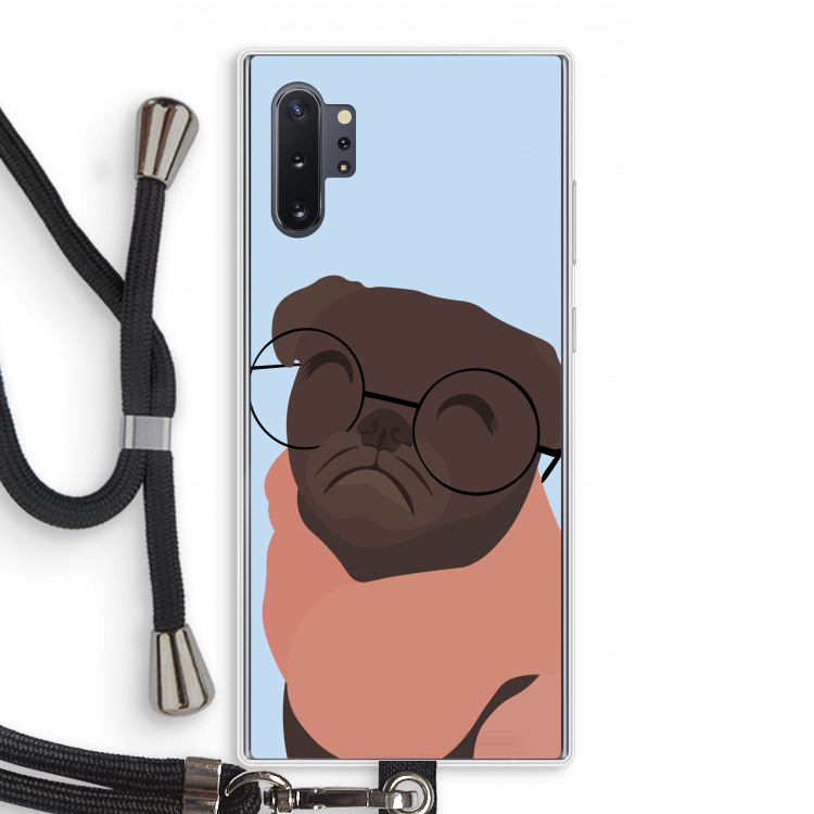Ludo: Samsung Galaxy Note 10 Plus Transparant Hoesje met koord