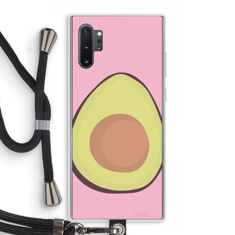 Avocado: Samsung Galaxy Note 10 Plus Transparant Hoesje met koord