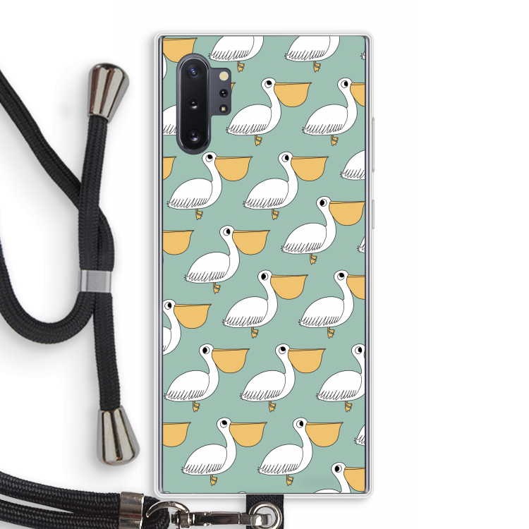 Pelican: Samsung Galaxy Note 10 Plus Transparant Hoesje met koord