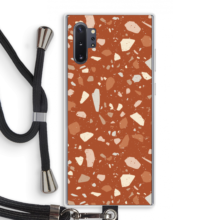 Terrazzo N°22: Samsung Galaxy Note 10 Plus Transparant Hoesje met koord