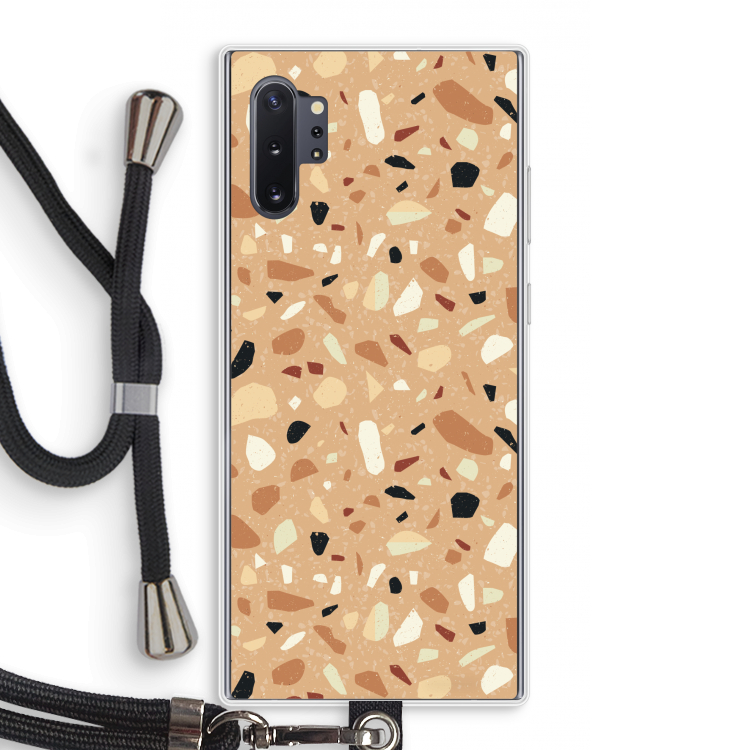 Terrazzo N°17: Samsung Galaxy Note 10 Plus Transparant Hoesje met koord