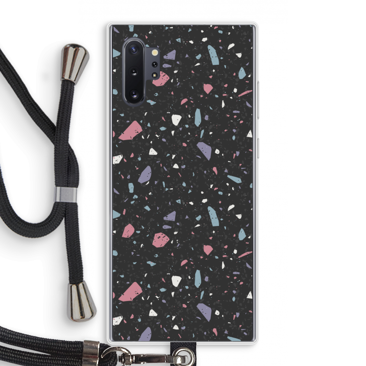 Terrazzo N°16: Samsung Galaxy Note 10 Plus Transparant Hoesje met koord