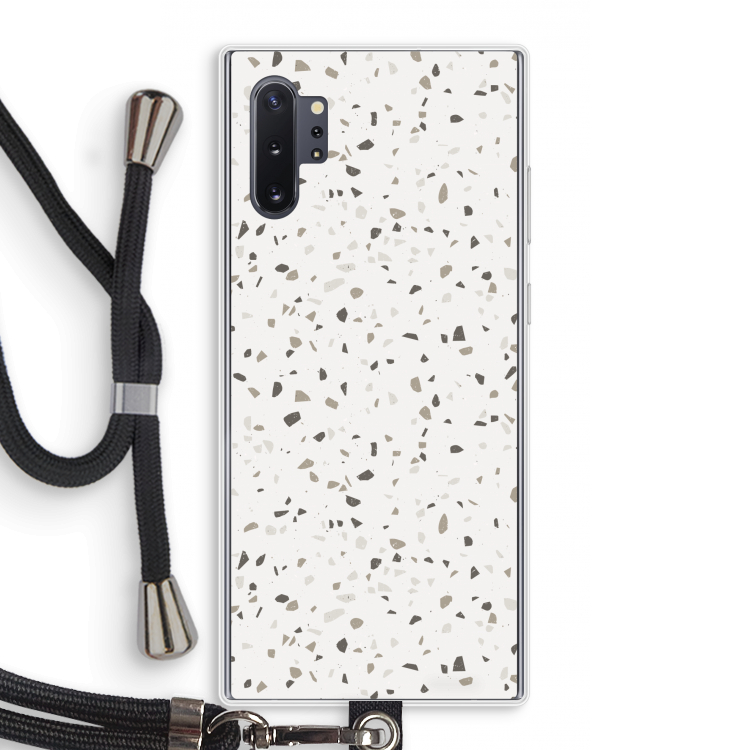 Terrazzo N°14: Samsung Galaxy Note 10 Plus Transparant Hoesje met koord