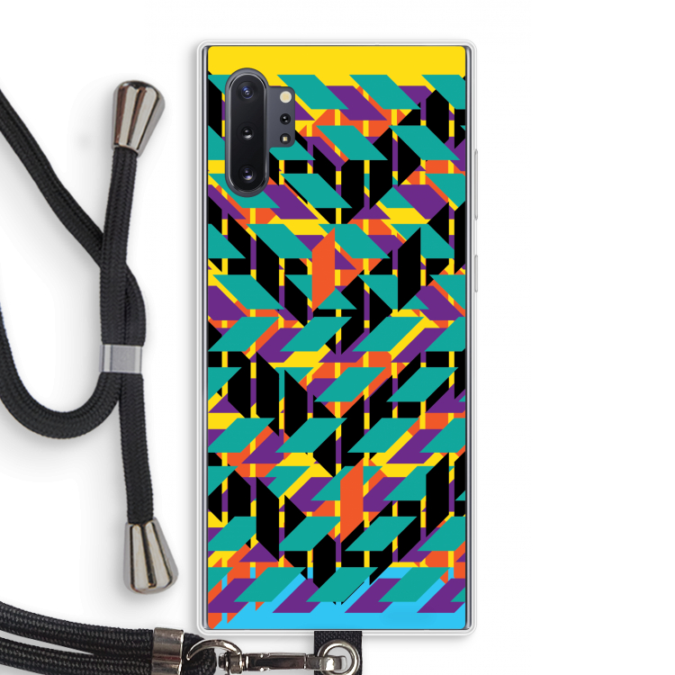 Skew Bee 1: Samsung Galaxy Note 10 Plus Transparant Hoesje met koord