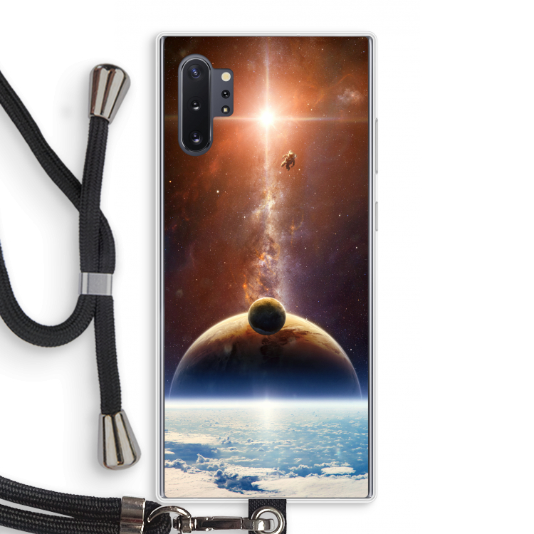 Omicron 2019: Samsung Galaxy Note 10 Plus Transparant Hoesje met koord
