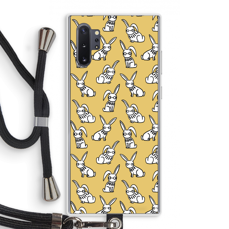 Haas: Samsung Galaxy Note 10 Plus Transparant Hoesje met koord