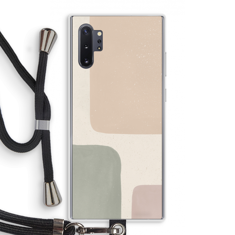 Geo #7: Samsung Galaxy Note 10 Plus Transparant Hoesje met koord