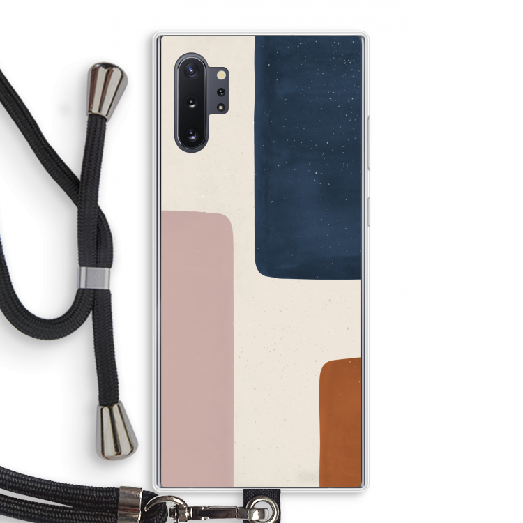 Geo #5: Samsung Galaxy Note 10 Plus Transparant Hoesje met koord