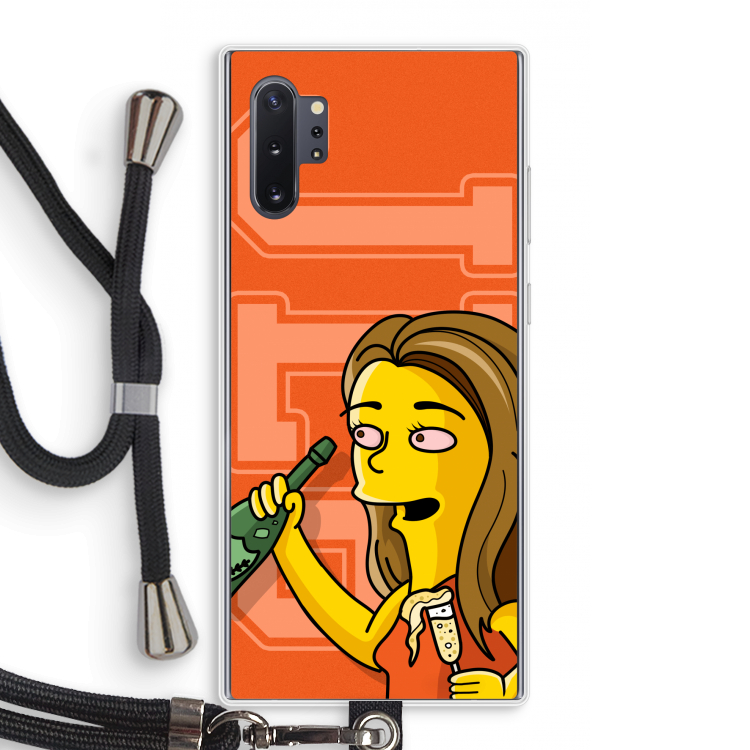 Jamie Lee Simpson: Samsung Galaxy Note 10 Plus Transparant Hoesje met koord