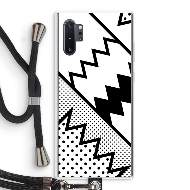 Pop Art #5: Samsung Galaxy Note 10 Plus Transparant Hoesje met koord
