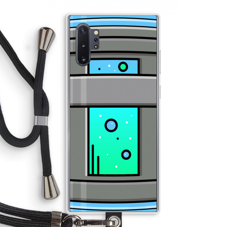 Chug Bottle: Samsung Galaxy Note 10 Plus Transparant Hoesje met koord
