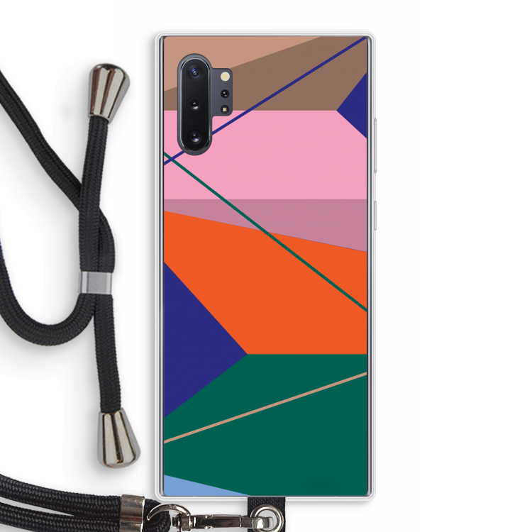 Gestalte 1: Samsung Galaxy Note 10 Plus Transparant Hoesje met koord