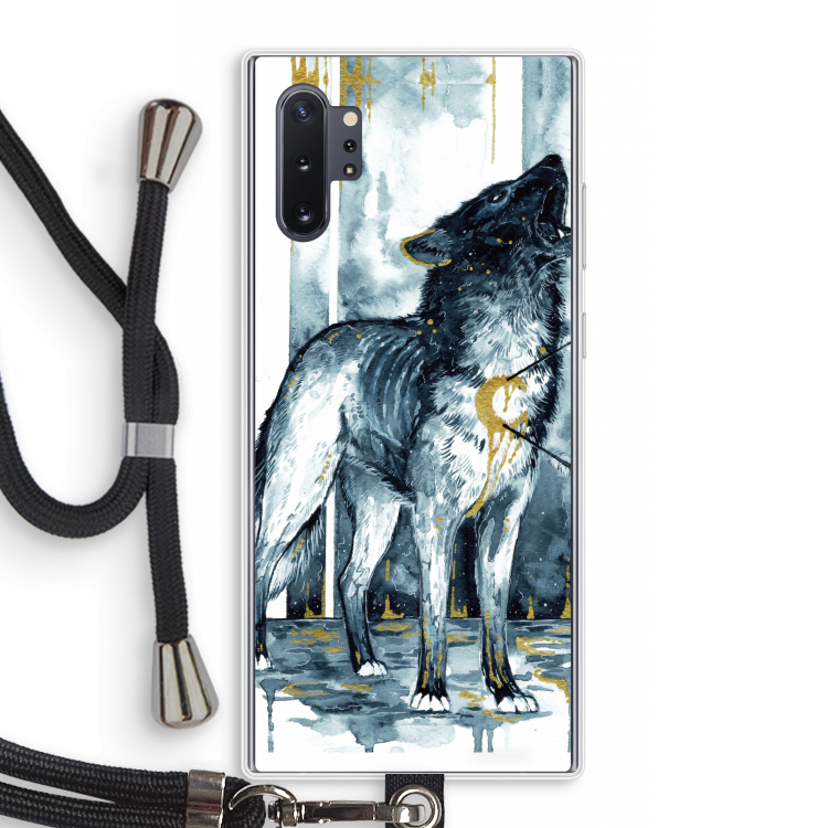 Bleeding Soul: Samsung Galaxy Note 10 Plus Transparant Hoesje met koord