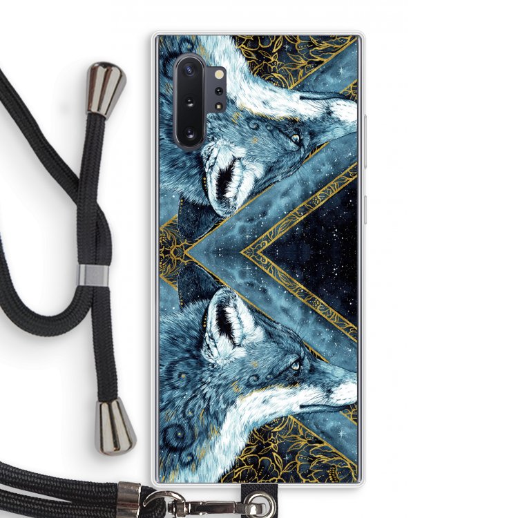 Golden Fox: Samsung Galaxy Note 10 Plus Transparant Hoesje met koord