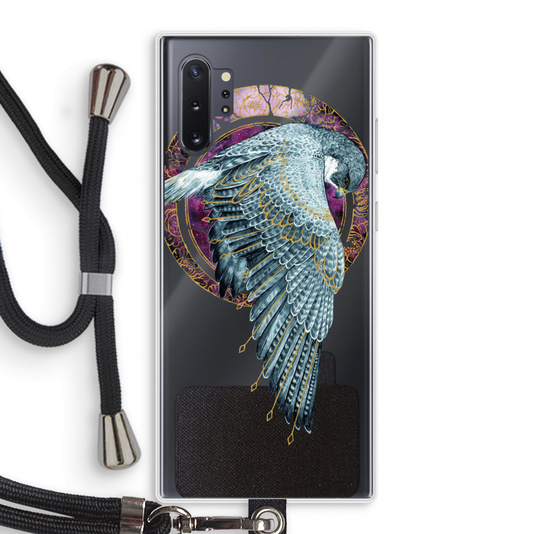 Golden Falcon: Samsung Galaxy Note 10 Plus Transparant Hoesje met koord