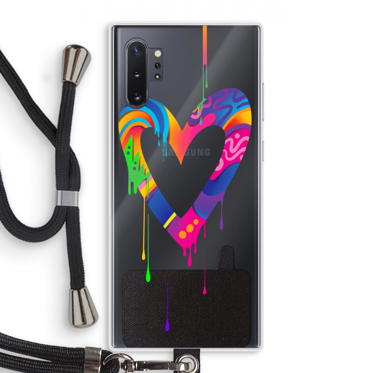 Melts My Heart: Samsung Galaxy Note 10 Plus Transparant Hoesje met koord