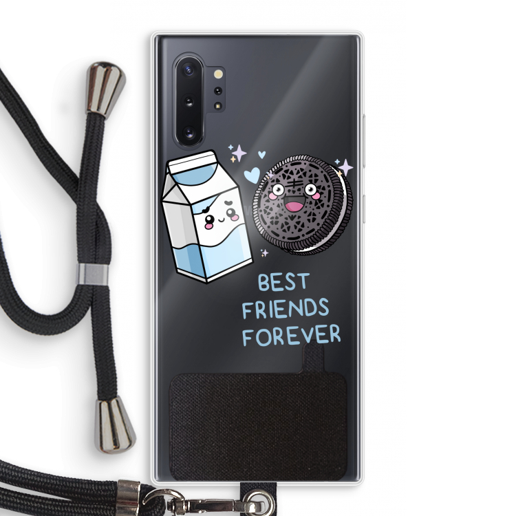 Best Friend Forever: Samsung Galaxy Note 10 Plus Transparant Hoesje met koord