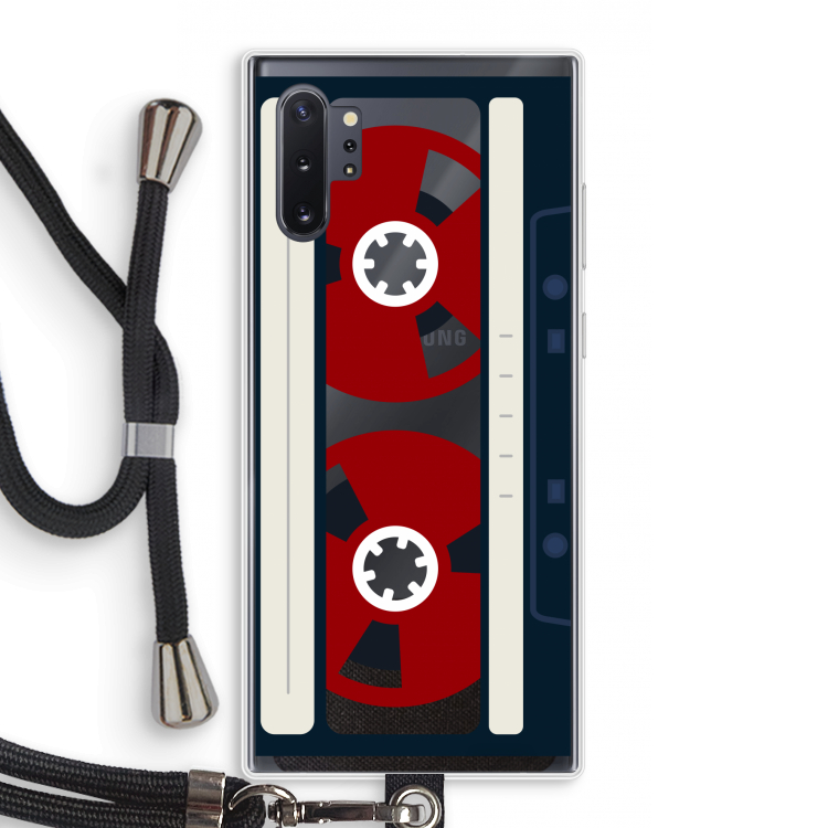 Here's your tape: Samsung Galaxy Note 10 Plus Transparant Hoesje met koord
