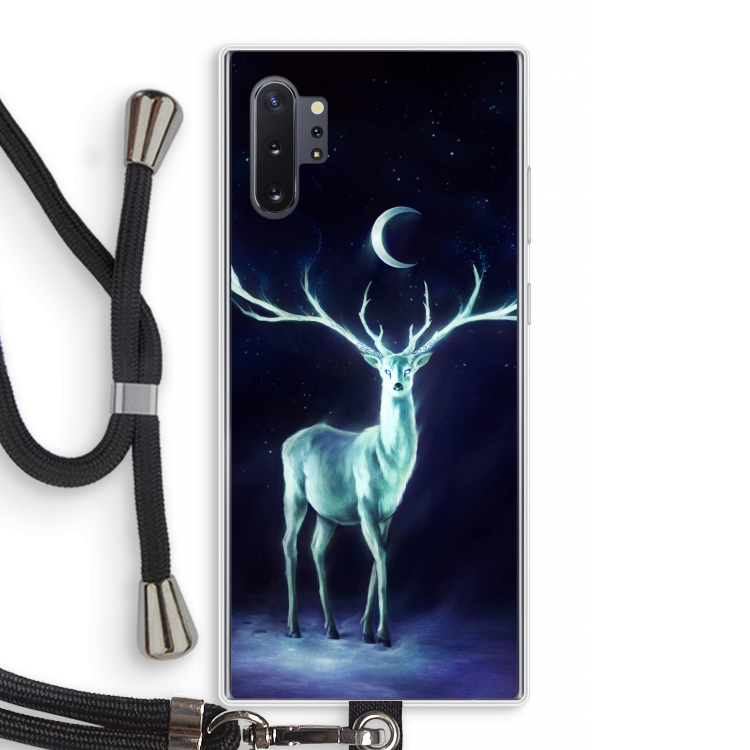 Nightbringer: Samsung Galaxy Note 10 Plus Transparant Hoesje met koord