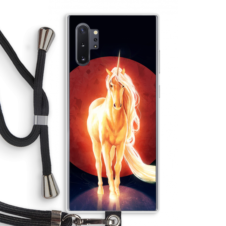 Last Unicorn: Samsung Galaxy Note 10 Plus Transparant Hoesje met koord