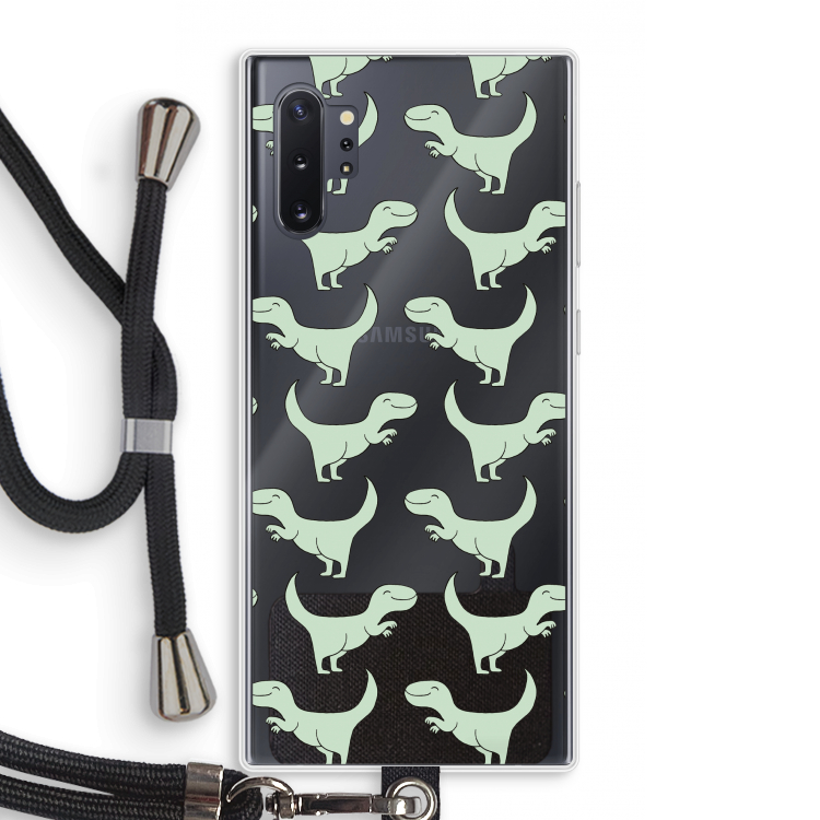 Dinos: Samsung Galaxy Note 10 Plus Transparant Hoesje met koord