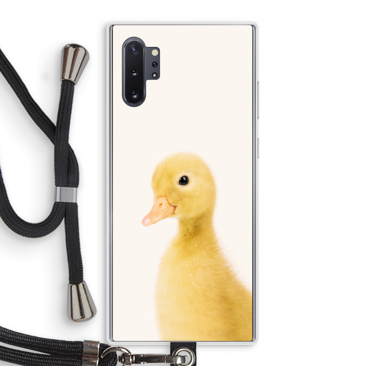 Duke: Samsung Galaxy Note 10 Plus Transparant Hoesje met koord