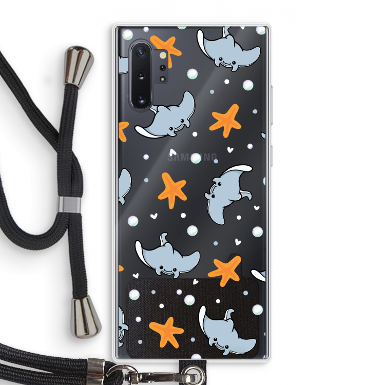 Manta: Samsung Galaxy Note 10 Plus Transparant Hoesje met koord
