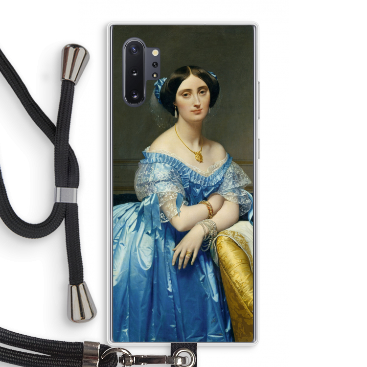 Eleonore: Samsung Galaxy Note 10 Plus Transparant Hoesje met koord
