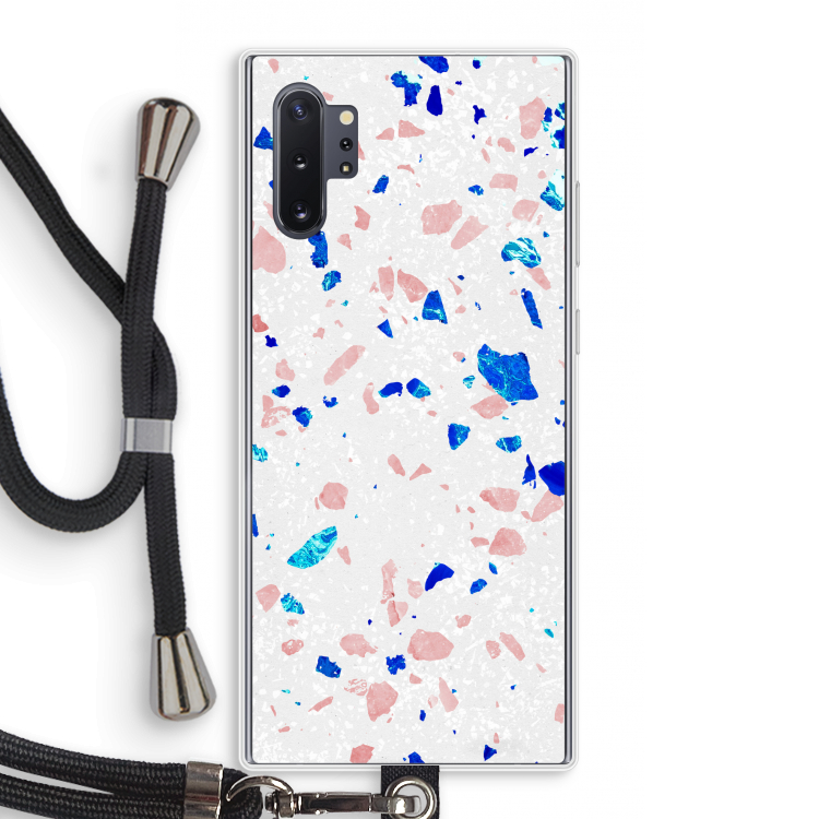 Terrazzo N°6: Samsung Galaxy Note 10 Plus Transparant Hoesje met koord